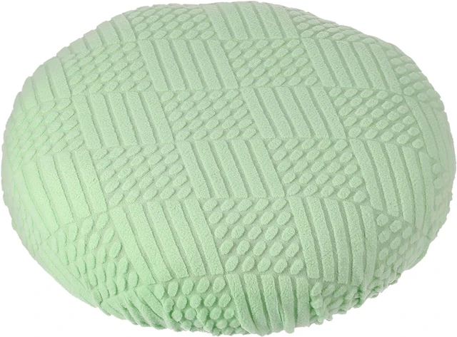Main image of PATIKIL Elastic Bar Stool Cover Round Washable for 14-18Inch Green
