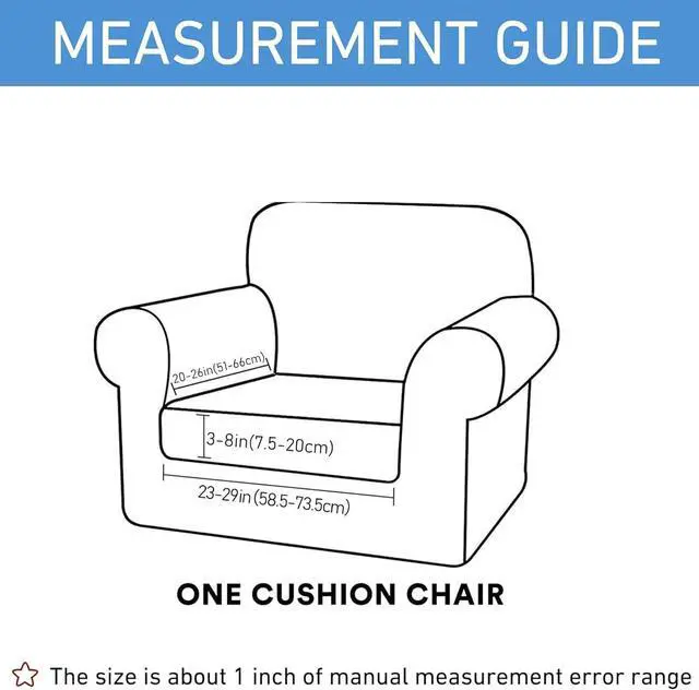 Alt view image 6 of 7 - hyha Waterproof Couch Cushion Covers, Stretch Sofa Seat Slipcovers