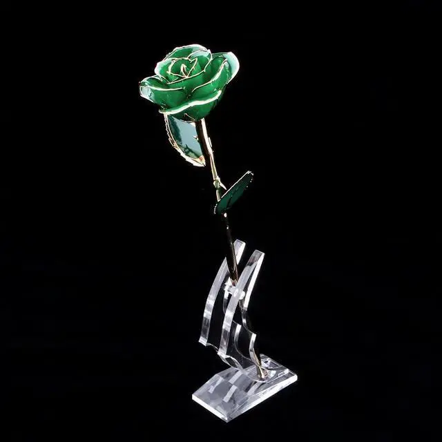 Alt view image 4 of 7 - 24k Rose Display Stand, Acrylic Single Roses Holder