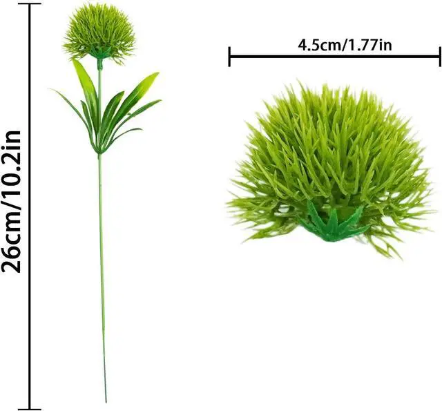 Alt view image 4 of 7 - Uieke 10 Pcs Dandelion Artificial Flowers, Artificial Flowers for Decoration Fake Plants Bouquet Plastic Flowers for Home Decoration Wedding Decor Flower Arrangment Green