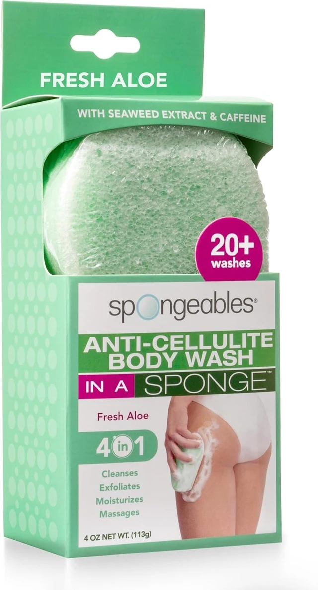 Main image of Anti Cellulite Body Wash Sponge with Fresh Aloe