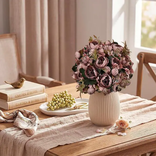 Alt view image 3 of 7 - Peonies Artificial Flowers - 2 Bundles