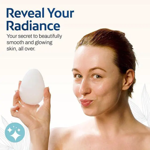Alt view image 2 of 7 - HartFelt 8ct Tear Drop Face Scrubber for Women | Reusable Facial Sponges for Daily Cleansing | Facial Exfoliating Pads for Removing Dead Skin, Dirt & Makeup | Made in USA | Regular - White