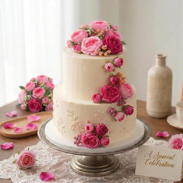 Alt view image 5 of 7 - 2-Pack Pink & Rose Red Artificial Peony Bouquets for Table Decor