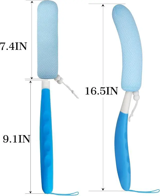 Alt view image 7 of 7 - Back Scrubber for Shower,15.35" Long Handle Shower Brush for Body