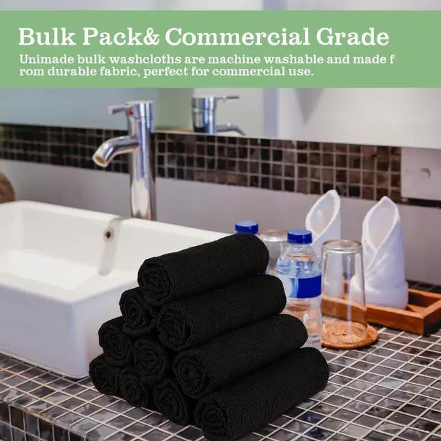 Alt view image 6 of 7 - UNIMADE Washcloths 20 Pack Face Towels (12" x 12"), Highly Soft Wash Cloths