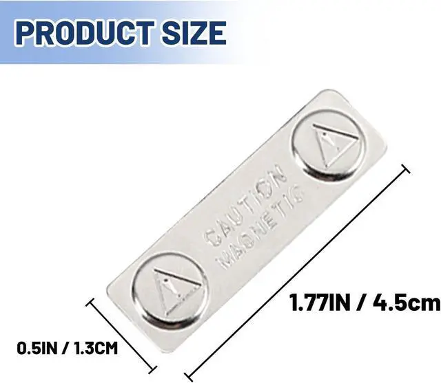 Alt view image 5 of 7 - 12-Pairs Magnetic Poster Hanger Strips Heavy Duty Removable Adhesive, Damage-Free Wall Hooks for Frames, Pictures, Home Decor No Nails, No Residue