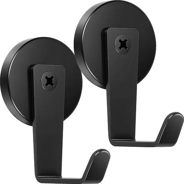 Main image of Neosmuk Magnetic Hooks Steel Tube Design for Cruise,1.26", Black, 2 Pack