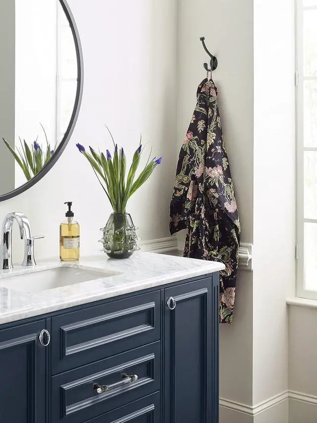 Alt view image 2 of 7 - Amerock Adare Double Prong Matte Black Wall-Mounted Hook