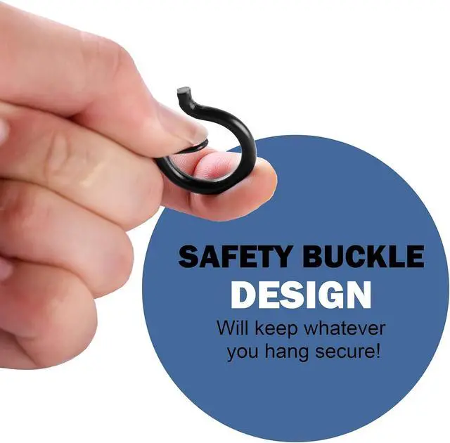 Alt view image 2 of 7 - ADIIL Q Hanger Ceiling Screw Hooks for Hanging Outdoor String Light, Plants