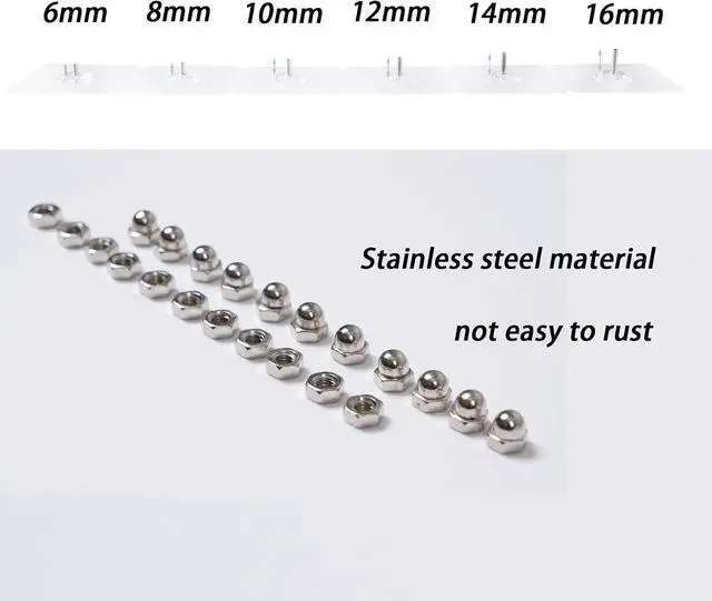 Alt view image 2 of 6 - LAJAR 18 Pack Wall Screws Hanging Nails, Seamless Screws for Wall Mounting