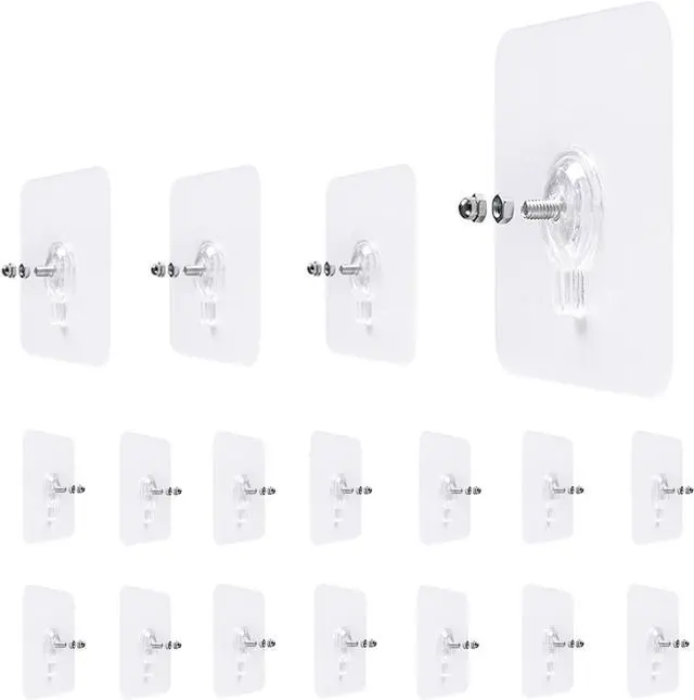 Main image of LAJAR 18 Pack Wall Screws Hanging Nails, Seamless Screws for Wall Mounting