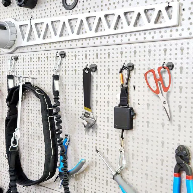 Alt view image 6 of 7 - Grtard 15 Pack Black Magnetic Hooks Heavy Duty, 30LBS Strong Magnet Hooks