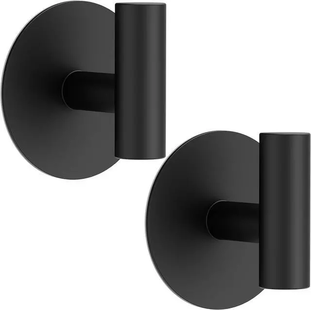 Main image of Bntuk Adhesive Wall Towel Hooks, No Drill Waterproof Bathroom Shower Hooks