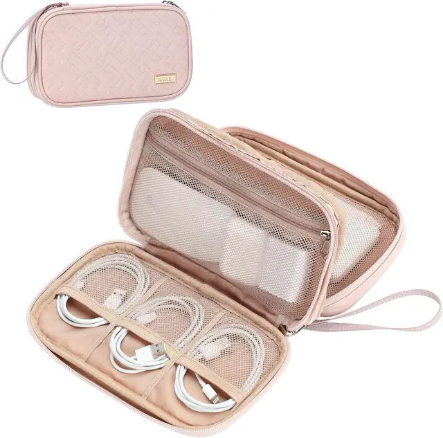 Main image of NISHEL Electronics Travel Organizer Cord Case, Charger Cable Tech Bag