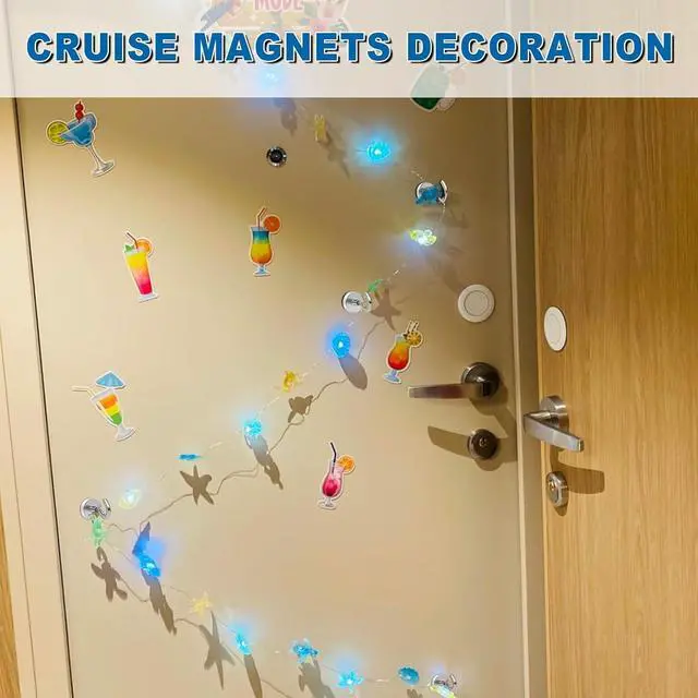 Alt view image 7 of 7 - LOVIMAG Magnetic Hooks for Cruise Cabins, 30LBS, 25Pack