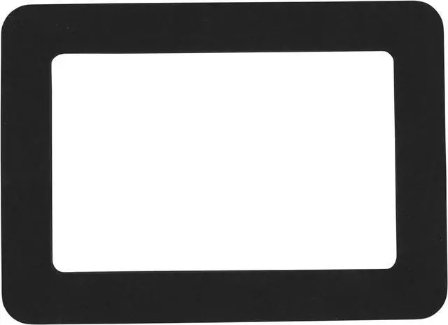 Alt view image 4 of 5 - Iconikal 6-Pack Magnetic Photo Frames, Black, 4 x 6-Inch Encompases and Holds Picture to Refrigerator