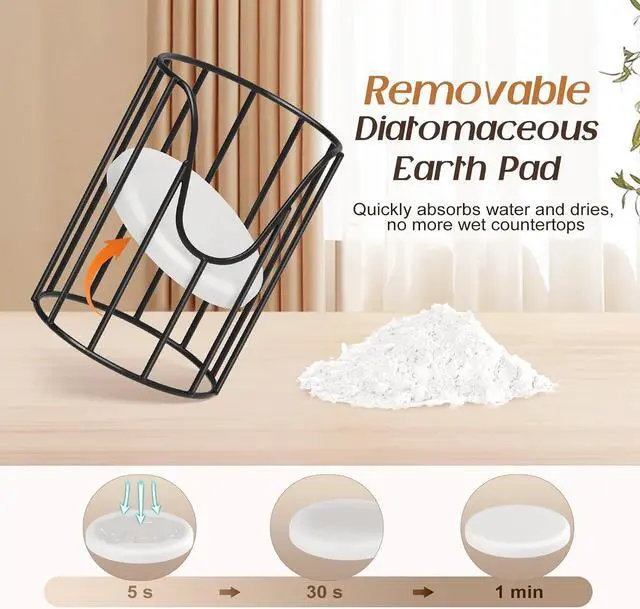 Alt view image 5 of 7 - Luxspire Bathroom Cup Dispenser, 3-5oz Dixie Cup Dispenser, Metal Dixie Cup Holder, Disposable Paper Cup Holder for Bathroom, Cotton Pad Holder, Guest Bathroom Essentials, Black