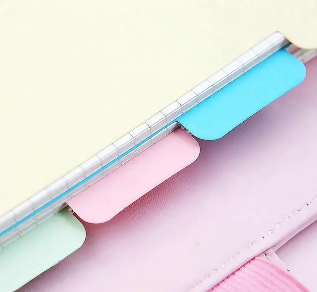 Alt view image 4 of 7 - A5 Refill Paper - 6 Hole Planner Inserts for A5 Binder, 200 Pages 6 Ring Loose Leaf Lined Paper with 5 Colorful Binder Dividers, 5.8" x 8.5"