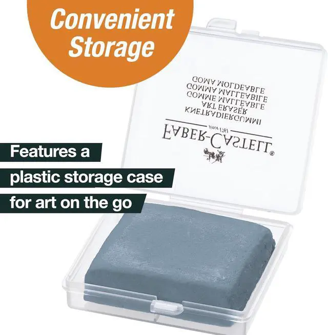 Alt view image 7 of 7 - Erasers - Drawing Art kneaded Erasers, Large Size Grey - 4 Pack