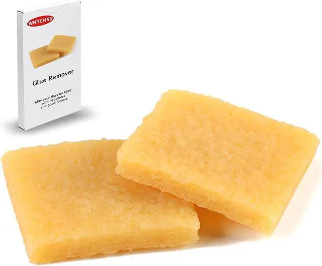 Main image of 2 Pcs Glue and Residue Eraser Rubber Cement Cleaner for Removing Adhesive and Residues from Paper Plastic and More