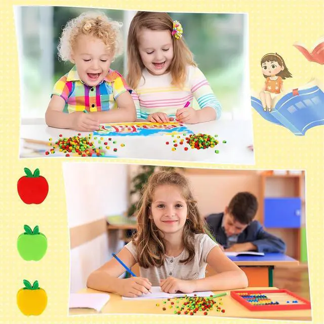 Alt view image 5 of 7 - 150pcs Apples Erasers for Kids Bulk, Welcome Back to School Gifts Mini Apples Erasers for First Day of School Teachers Supplies Students Classroom Prizes Homework Rewards