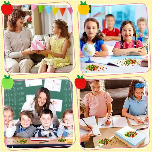 Alt view image 7 of 7 - 150pcs Apples Erasers for Kids Bulk, Welcome Back to School Gifts Mini Apples Erasers for First Day of School Teachers Supplies Students Classroom Prizes Homework Rewards