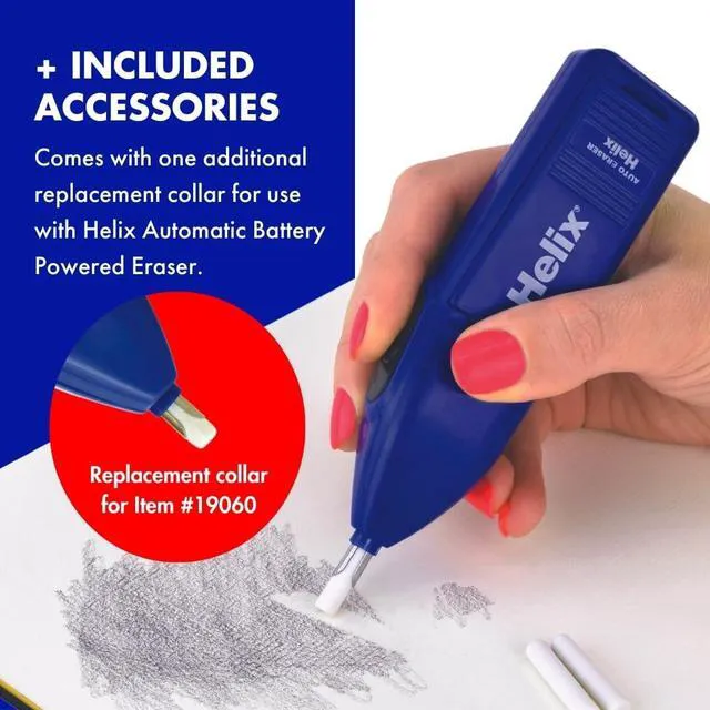 Alt view image 4 of 7 - Helix - Mechanical Pencil Eraser Refills - 30 Count | Smudge-Free Performance - Ideal for Students and Artists - Drafting and Drawing Supplies - Precision Correction