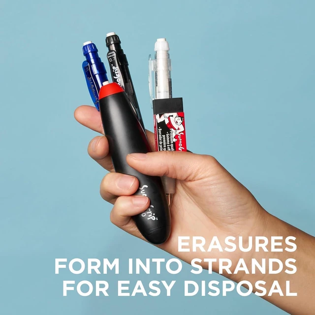 Alt view image 6 of 7 - 50258 Sumogrip Premium Block Eraser | Microporous Eraser for Effortless Erasing and No Smudges, Erasures Form Into Strands for Easy Cleanup and Tidy Disposal