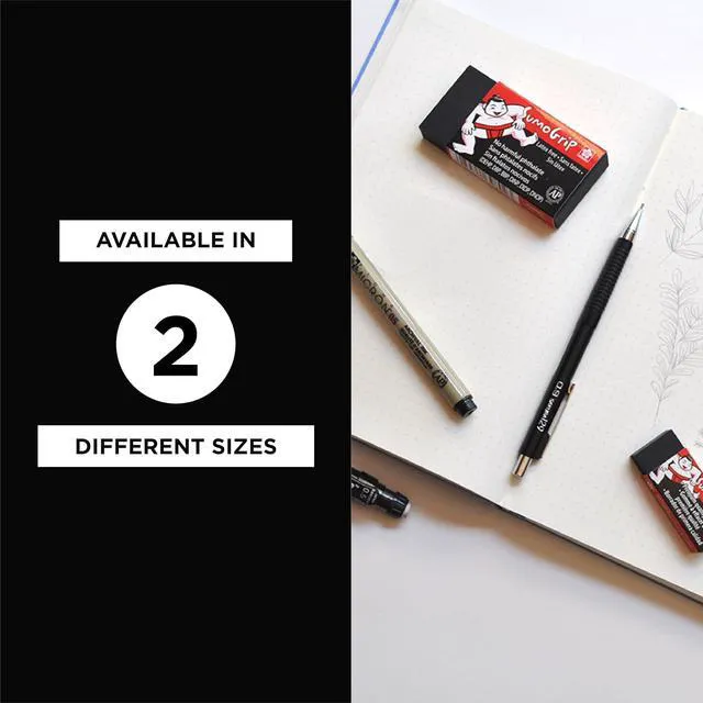 Alt view image 7 of 7 - 50258 Sumogrip Premium Block Eraser | Microporous Eraser for Effortless Erasing and No Smudges, Erasures Form Into Strands for Easy Cleanup and Tidy Disposal