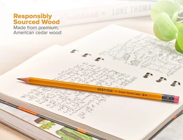 Alt view image 2 of 7 - Office Premium #2 Pencils, American Cedar Wood, Pre-Sharpened, HB Graphite, 48-Pack