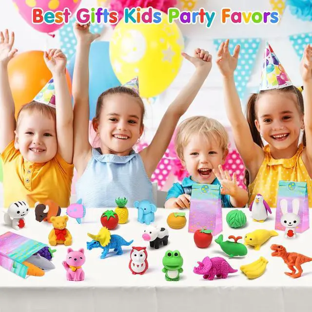 Alt view image 7 of 7 - 40PCS Mini Animal Erasers Kids Prizes Treasure Box Toys Classroom | 3D Puzzle Erasers Bulk, Classroom Rewards, Desk Pets, School Supplies, Party Favors, Goodie Bags Stuffers, Easter Egg Fillers
