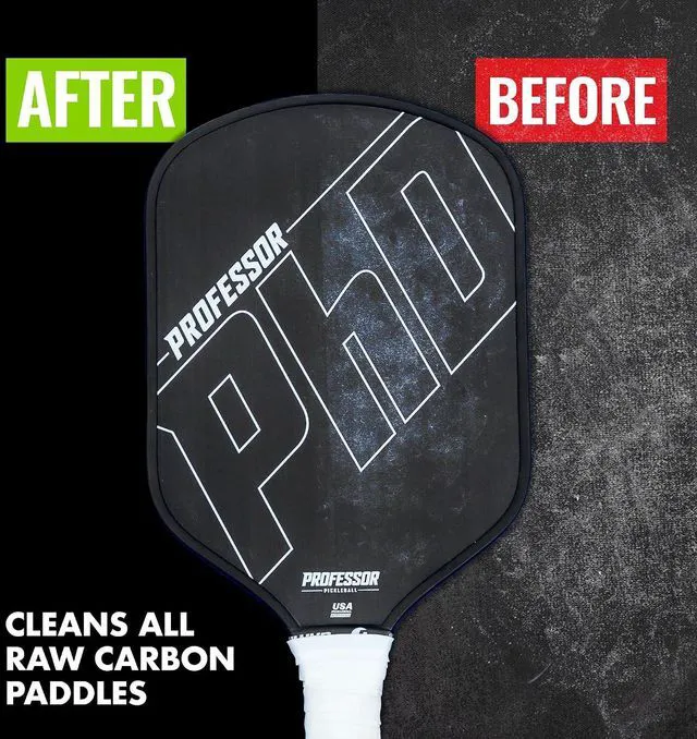 Alt view image 2 of 5 - Carbon Cleaner, Premium Pickleball Paddle Eraser for Raw Carbon Fiber Paddles, Effortless Residue Removal, Quick & Effective, Eliminates Ball Residue, Dirt, Scratches