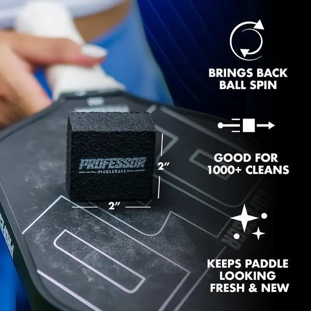 Alt view image 3 of 5 - Carbon Cleaner, Premium Pickleball Paddle Eraser for Raw Carbon Fiber Paddles, Effortless Residue Removal, Quick & Effective, Eliminates Ball Residue, Dirt, Scratches