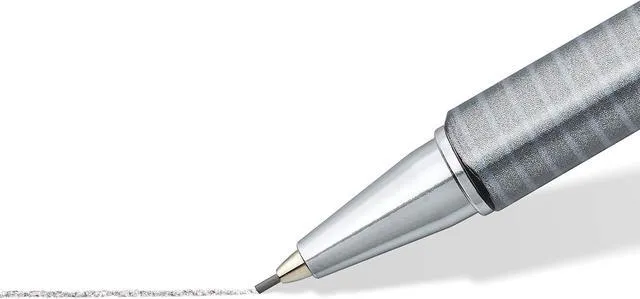 Alt view image 2 of 4 - Triplus Micro Mechanical Pencils 0.7mm HB #2, Ergonomic, 3-Pack with Twist-Top Eraser, Drawing & Drafting Tools, Break-Resistant Lead