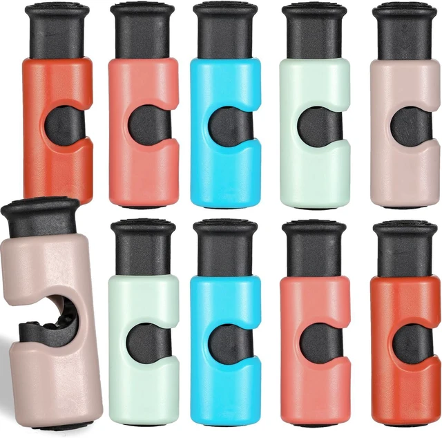 Main image of Squeeze and Lock Bread Bag Clips Chip Clips (10pcs Colored)