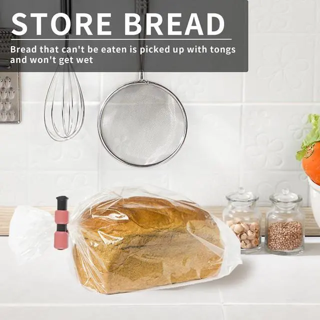Alt view image 6 of 6 - Squeeze and Lock Bread Bag Clips Chip Clips (10pcs Colored)