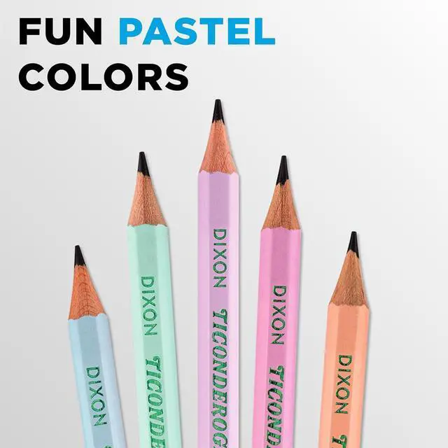 Alt view image 5 of 7 - Wooden Pencils, Pre-Sharpened, 2 HB Soft, Pastel Colors, 18 Count