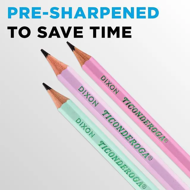 Alt view image 6 of 7 - Wooden Pencils, Pre-Sharpened, 2 HB Soft, Pastel Colors, 18 Count