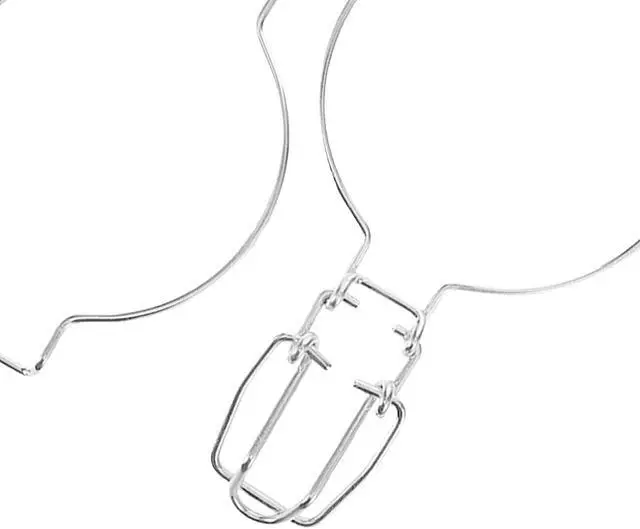 Alt view image 7 of 7 - 4pcs Wide Mouth Mason Jar Sealed Buckle Tight Containers Stainless Steel Wire Hangers Glass Canning Jar Accessories Wire Clamp for Glass Canisters