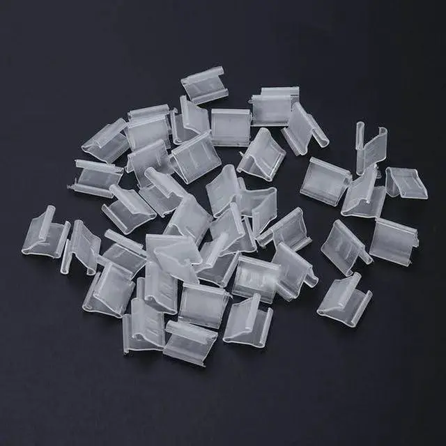 Main image of 100 Pcs Transparent Balloon V-shaped Clip Plastic V-shaped Balloon Clip Wedding Creative Wedding Party Halloween Sealed Decorations - Anti Slip Design, Party Balloons