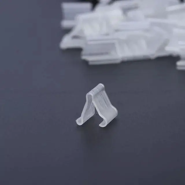 Alt view image 7 of 7 - 100 Pcs Transparent Balloon V-shaped Clip Plastic V-shaped Balloon Clip Wedding Creative Wedding Party Halloween Sealed Decorations - Anti Slip Design, Party Balloons