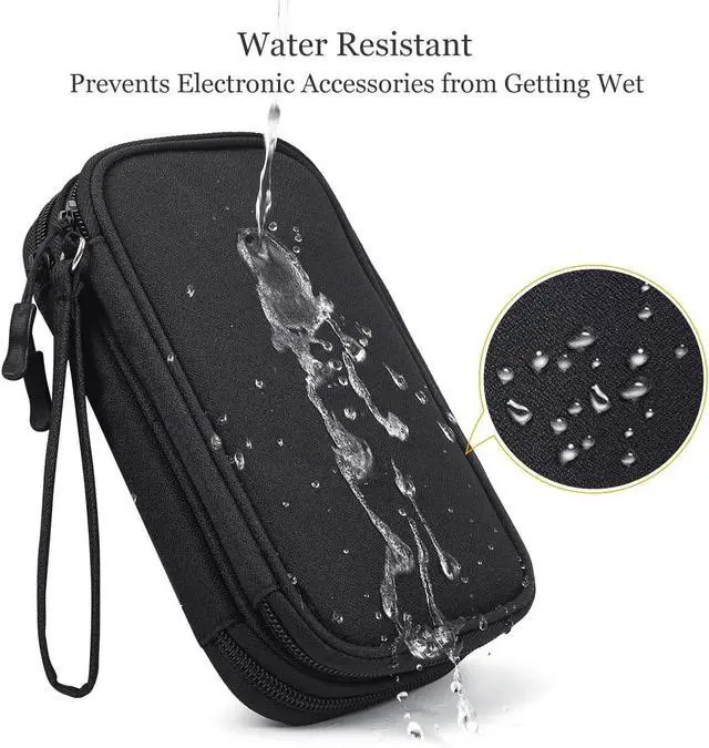 Alt view image 6 of 7 - Electronics Accessories Organizer Pouch Bag, Travel Universal Organizer for Cable, Charger, Phone, SD Card, Business Travel Gadget Bag