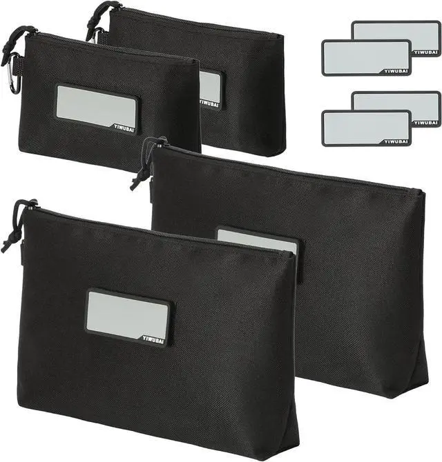Main image of 4-Pack Tool Pouch Zipper Bag,Multipurpose Storage pouch,Small Tool Bag,Tactical Tool Pouch,Waterproof Utility Pouch for Tool Organizers and Storage