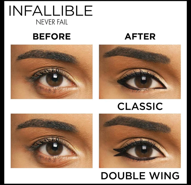 Alt view image 3 of 5 - Makeup Infallible Never Fail Original Mechanical Pencil Eyeliner with Built in Sharpener, Black, 0.008 oz., 1 Count