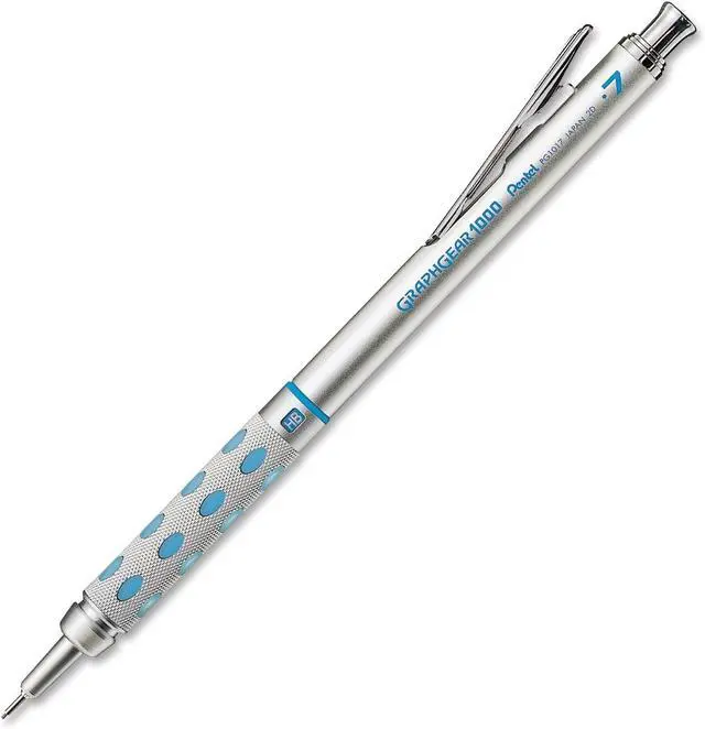Alt view image 6 of 6 - Graph Gear 1000 Automatic Drafting Pencil, 0.7mm Lead Size, Blue Barrel, 1 Each (PG1017C)