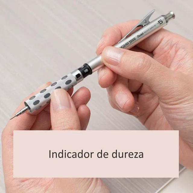 Alt view image 5 of 7 - Graph Gear 1000 Mechanical Drafting Pencil 0.9mm Yellow (PG1019)