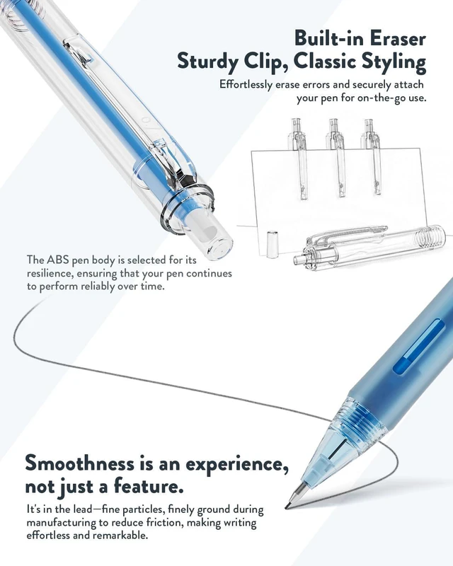 Alt view image 9 of 9 - Four Candies Cute Mechanical Pencil Set, 6-Pack 0.5/0.7mm