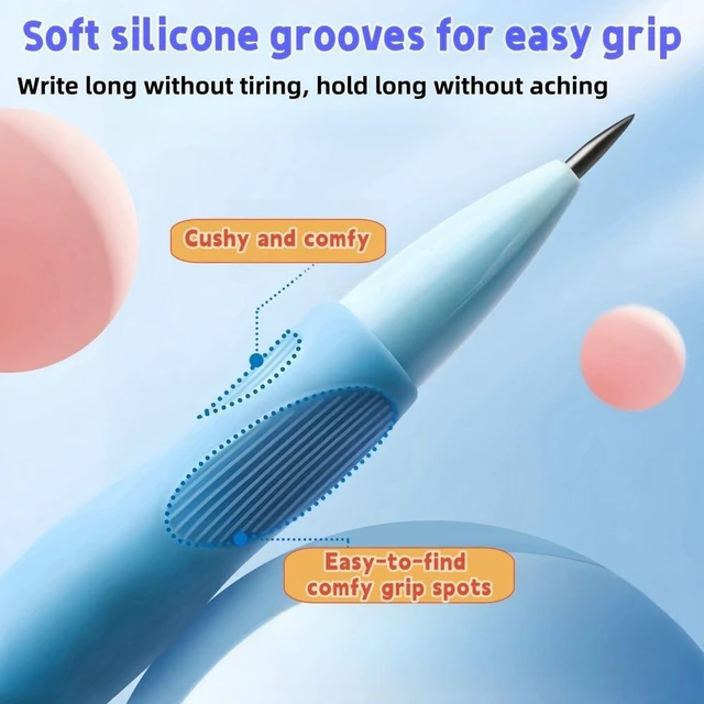 Alt view image 2 of 6 - 2.0mm Mechanical Pencil for Kids: Fat Grip Handwriting Pencil with 14 Leads