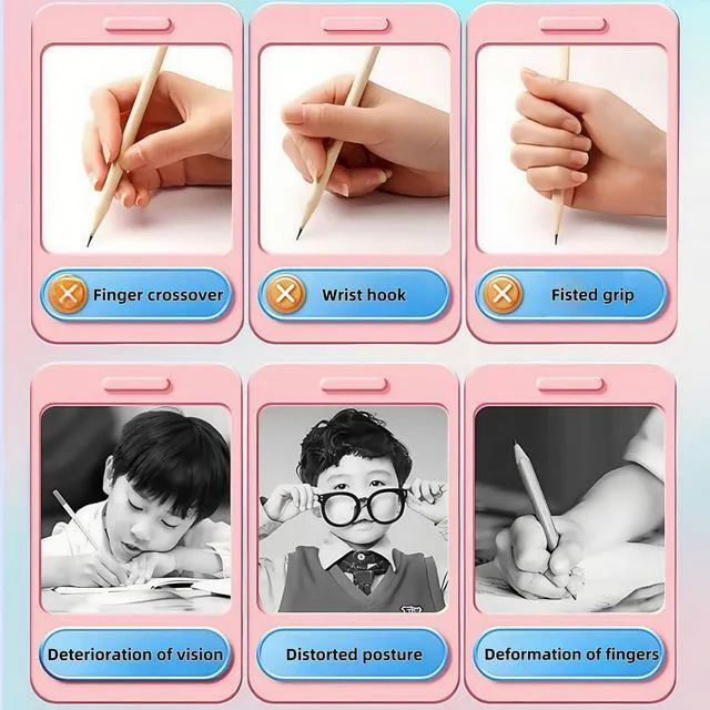 Alt view image 5 of 6 - 2.0mm Mechanical Pencil for Kids: Fat Grip Handwriting Pencil with 14 Leads